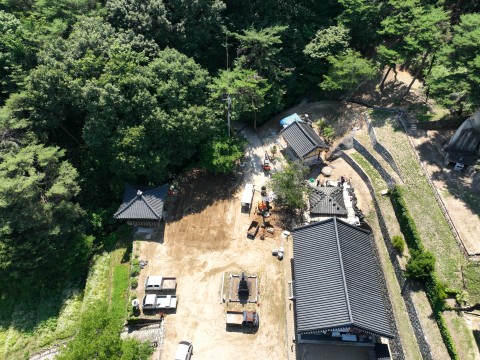 부여 대조사 옥외 피뢰 공사지점 국가유산 참관조사 리스트 이미지